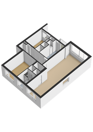 Franckstraat 7-3, 6815 HD Arnhem - Begane grond - 3D.png