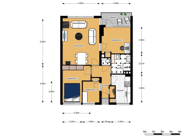 Richtersweg 194, 6865 GM Doorwerth - Plattegrond Richtersweg.jpg