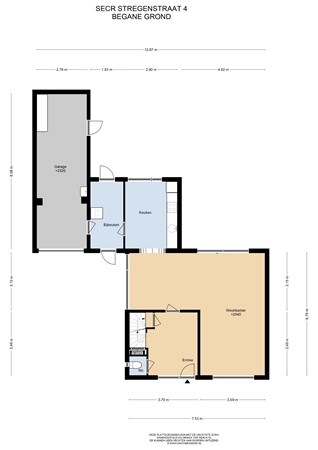 Floorplan - Secr Stregenstraat 4, 6171 LJ Stein