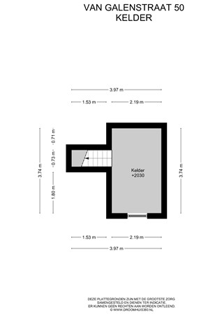 Floorplan - Van Galenstraat 50, 6163 XW Geleen
