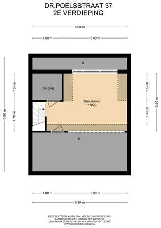 Floorplan - Doctor Poelsstraat 37, 6181 CN Elsloo