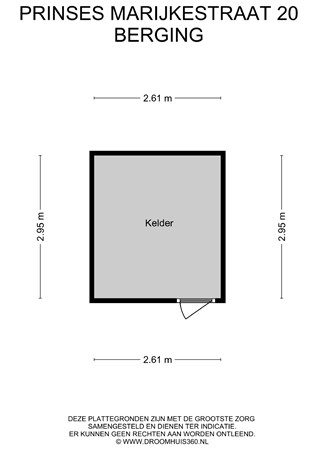 Floorplan - Prinses Marijkestraat 20, 6412 AD Heerlen