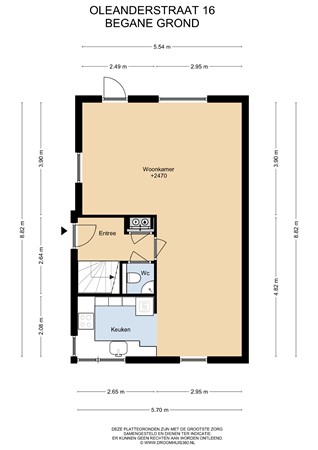 Floorplan - Oleanderstraat 16, 6101 BX Echt
