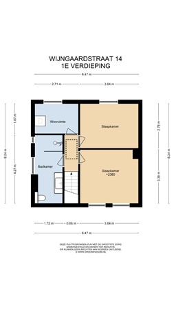 Floorplan - Wijngaardstraat 14, 6181 GE Elsloo