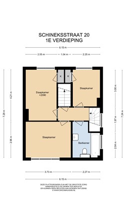 Floorplan - Schineksstraat 20, 6171 AN Stein