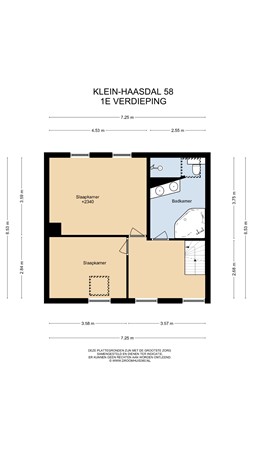Floorplan - Klein-Haasdal 58, 6333 AL Schimmert