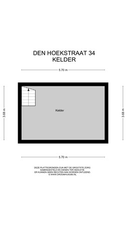 Floorplan - Den Hoekstraat 34, 6171 VZ Stein