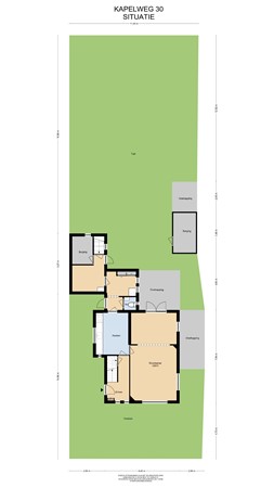 Floorplan - Kapelweg 30, 6121 JC Born