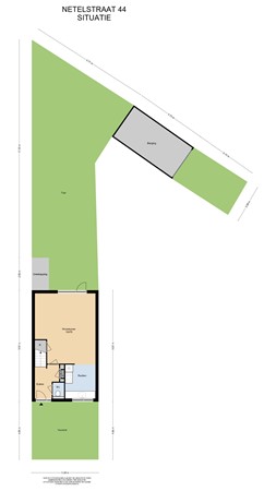 Floorplan - Netelstraat 44, 6413 SP Heerlen