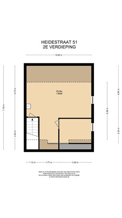 Floorplan - Heidestraat 51, 6163 VS Geleen