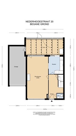 Floorplan - Nederheidestraat 20, 6129 AH Urmond