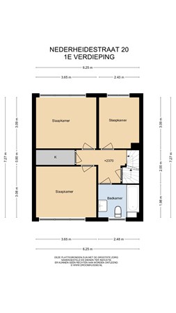 Floorplan - Nederheidestraat 20, 6129 AH Urmond