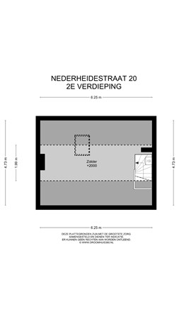 Floorplan - Nederheidestraat 20, 6129 AH Urmond