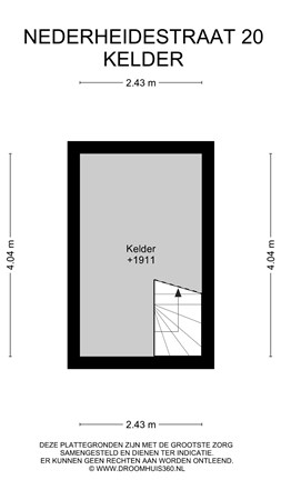 Floorplan - Nederheidestraat 20, 6129 AH Urmond