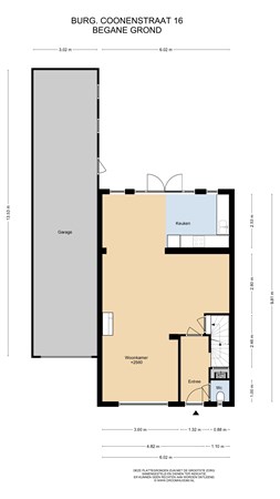 Floorplan - Burg. Coonenstraat 16, 6151 CG Munstergeleen