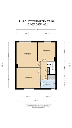 Floorplan - Burg. Coonenstraat 16, 6151 CG Munstergeleen