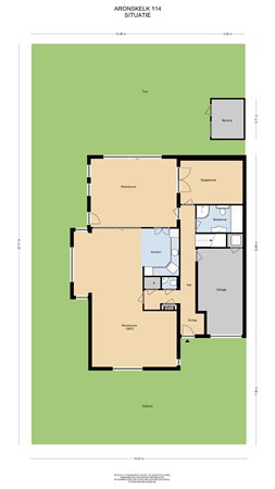 Floorplan - Aronskelk 114, 6181 MK Elsloo