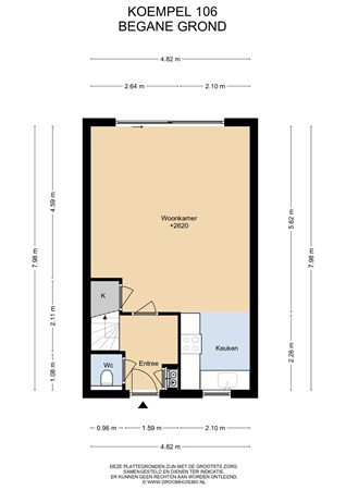 Floorplan - Koempel 106, 6372 NC Landgraaf