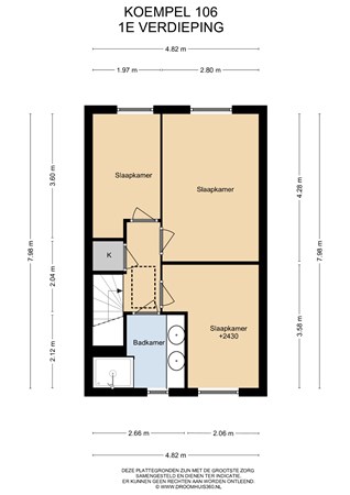 Floorplan - Koempel 106, 6372 NC Landgraaf