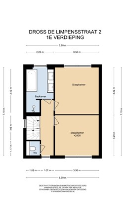 Floorplan - Dross de Limpensstraat 2, 6181 EJ Elsloo