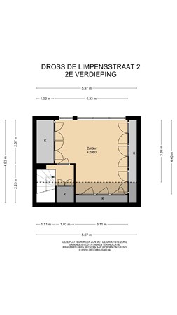 Floorplan - Dross de Limpensstraat 2, 6181 EJ Elsloo