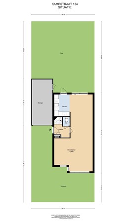 Floorplan - Kampstraat 134, 6413 EG Heerlen