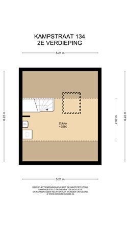 Floorplan - Kampstraat 134, 6413 EG Heerlen