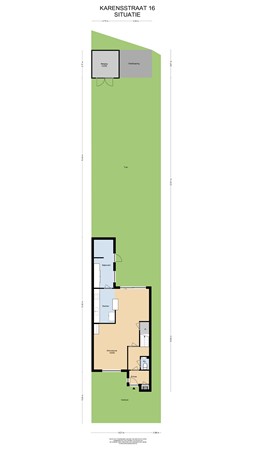 Floorplan - Karensstraat 16, 6121 ZA Born