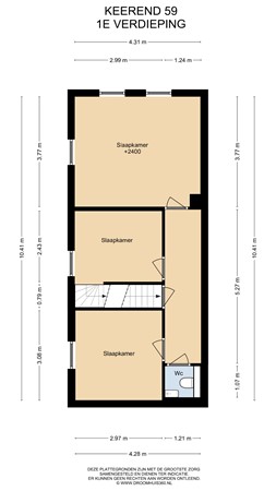 Floorplan - Keerend 59, 6171 VS Stein