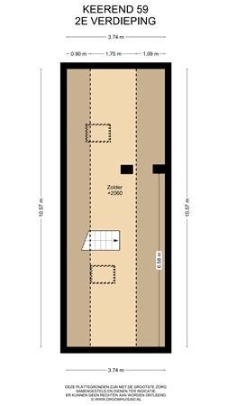 Floorplan - Keerend 59, 6171 VS Stein