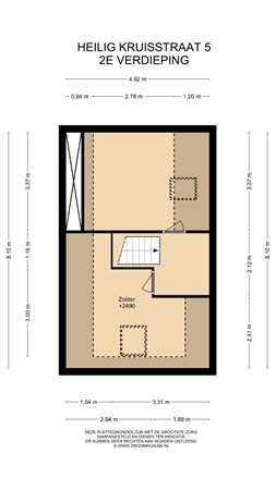 Floorplan - Heilig Kruisstraat 5, 6127 CA Grevenbicht