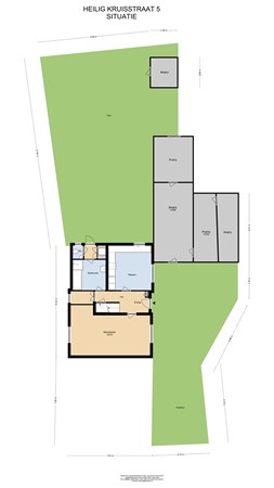 Floorplan - Heilig Kruisstraat 5, 6127 CA Grevenbicht