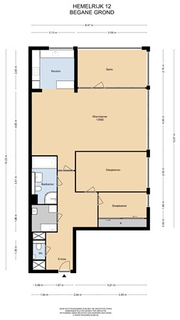 Floorplan - Hemelrijk 12, 6361 WB Nuth