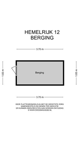 Floorplan - Hemelrijk 12, 6361 WB Nuth