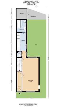 Floorplan - Akerstraat 104, 6445 CT Brunssum