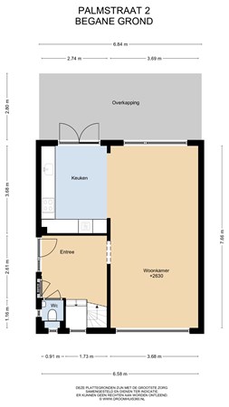 Floorplan - Palmstraat 2, 6101 KP Echt