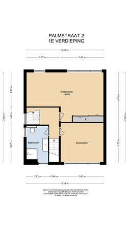 Floorplan - Palmstraat 2, 6101 KP Echt