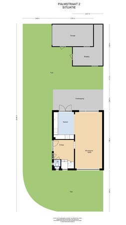 Floorplan - Palmstraat 2, 6101 KP Echt