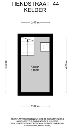 Floorplan - Tiendstraat 44, 6181 GK Elsloo