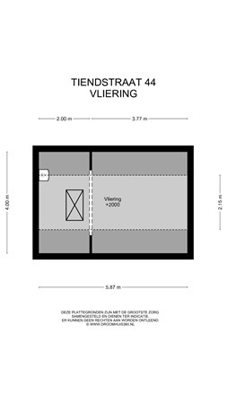 Floorplan - Tiendstraat 44, 6181 GK Elsloo