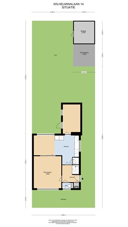 Floorplan - Wilhelminalaan 14, 6127 BT Grevenbicht