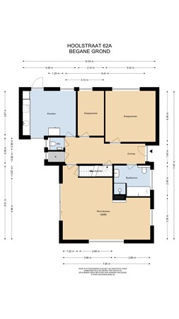 Floorplan - Hoolstraat 62A, 6191 TZ Beek
