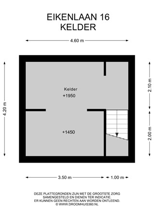 Floorplan - Eikenlaan 16, 6163 TK Geleen