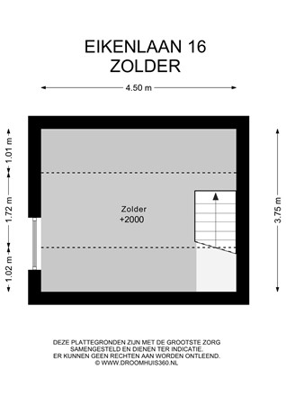 Floorplan - Eikenlaan 16, 6163 TK Geleen