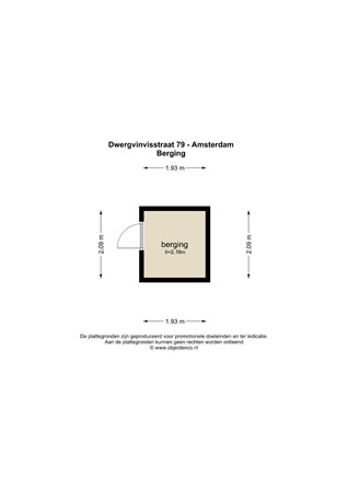 Medium property photo - Dwergvinvisstraat 79, 1035 HN Amsterdam