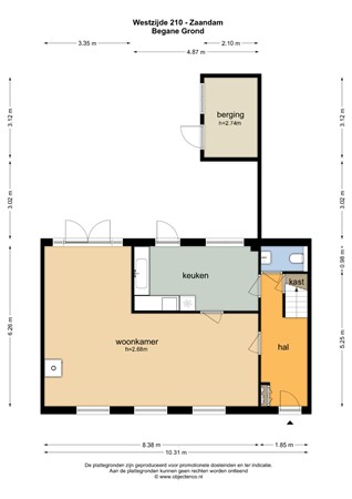 Medium property photo - Westzijde 210, 1506 GG Zaandam