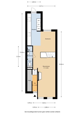 Daniël Stalpertstraat 14H, 1072 XE Amsterdam - 