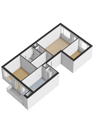 Aalsmeerweg 75-1, 1059 AD Amsterdam - Aalsmeerweg 75-1 - Appartement - 3D.jpg