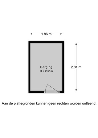 IJdoornlaan 1445F, 1034 BM Amsterdam - IJdoornlaan 1445F - Berging - 2D.jpg