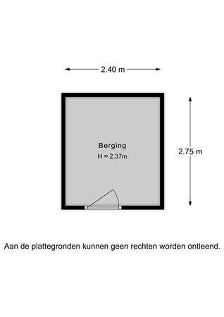 Wijnand Nuijenstraat 59, 1061 WB Amsterdam - Wijnand Nuijenstraat 59 - Berging - 2D.jpg